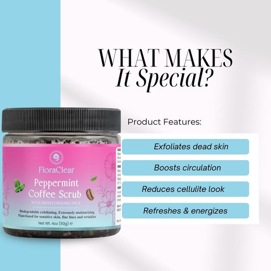 Peppermint Coffee Scrub
